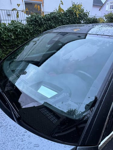 hard water spots on car windows